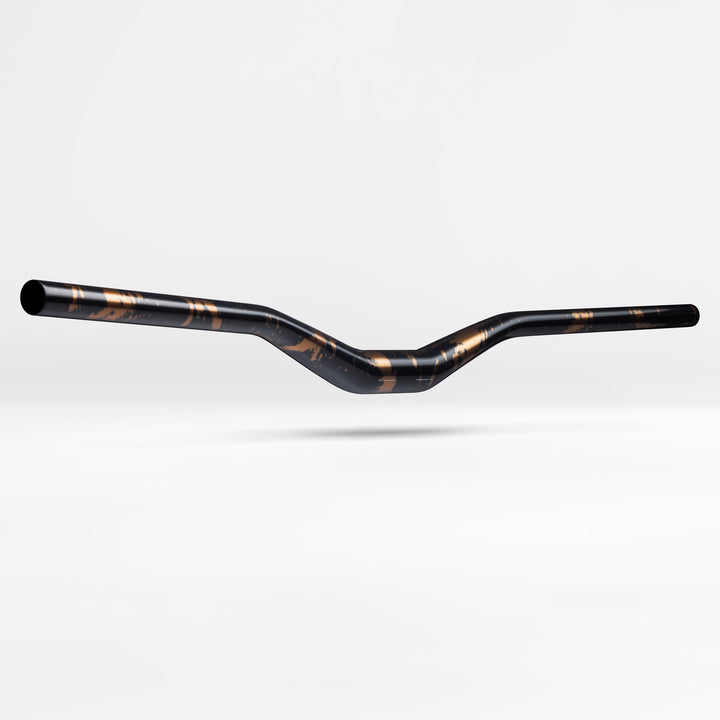 Signature Entra 35 Alloy Handlebar – Acid Wash Gold – rear three-quarter view